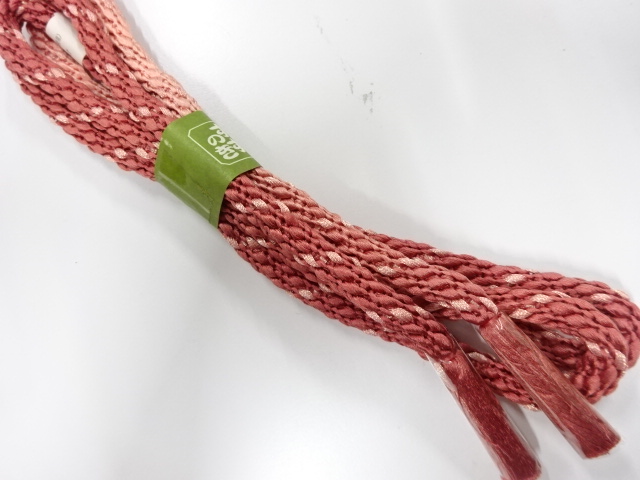 未使用品　正絹　手組帯締め